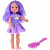 Bábika s fialovými vlasmi, 38 cm
