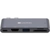 Canyon DS-5 Thunderbolt 3 Docking Station, 5 portov, 1xThunderbolt 3+1xUSB3.0+1xHDM+SD a TF Reader CNS-TDS05DG - Thunderbolt redukcia