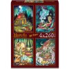 MAGNOLIA Puzzle Návrat domov, Duša básnika, Príbeh plný kapitol a Kľudná krajina 4x260 dielikov