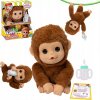 Interaktívna opička Cobi Psytulaski, viacfarebná, so zvukmi, 26 cm