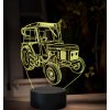 Beling 3D lampa,Zetor 7711, 16 farebná U47