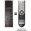 Predátor Panasonic EUR7651080 náhradný diaľkový ovládač iného vzhľadu.