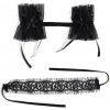 Putá s maskou Lace Eye Blind Mask & Hand Cuffs