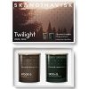 SKANDINAVISK Darčeková sada vonných sviečok Twilight 2 x 65 g