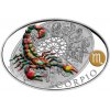 Česká mincovna Strieborná medaila ovál Znamenie zverokruhu - Škorpión proof 31,1 g