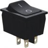 Tracon electric Kolískový vypínač ON-OFF, 2-poloh. čierny, 16A, 250V, 0-I IP40, 6A