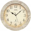 Dizajnové nástenné hodiny 5561 AMS riadené rádiovým signálom 35cm