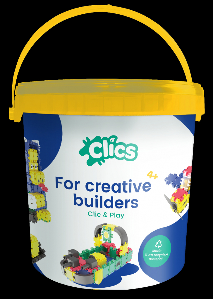 Clics Toys Ekologická stavebnica 275 ks