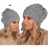 Fashionweek Dámska zimná čiapka BEANIE šmoulinka ZIZI-A4 Farba: Šedá, Veľkosť: Universal