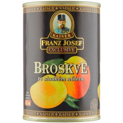 Kaiser Franz Josef Exclusive Broskyne lúpané polené v sladkom náleve 410 g
