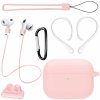 AppleKing praktická sada 6v1 pre AirPods Pro 3 - svetloružová - možnosť vrátiť tovar ZADARMO do 30tich dní