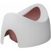 Teggi Obojstranný ergonomický nočník biela/ružová