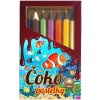 Čoko pastelky rybky 90g