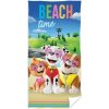 Carbotex · Plážová osuška Paw Patrol - Tlapková patrola - motív Beach Time - 100% bavlna - 70 x 140 cm