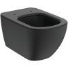 Ideal Standard Tesi - Závesné WC, Aquablade, čierna T0079V3