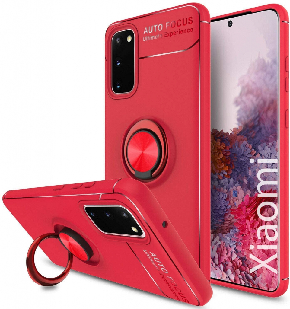 Púzdro Luxria Ring Xiaomi - Červené Xiaomi: Mi 9