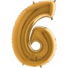 CORNiCO balón číslo 6 šestka zlatá 100 cm 1 ks