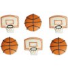 Decora Cukrové zdobenie - Basketbal 6 ks