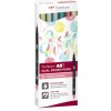 Tombow Tombow Sada obojstranných fixiek ABT DUAL BRUSH PEN – Candy colours, 6 ks (ABT-6C-4)