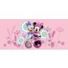 AG Design FTDNH-5390 fototapeta Minnie and Daisy in pink rozmery 202 x 90 cm