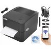 Tlačiareň prepravných listov štítkov Xprinter XP-410B USB LAN WiFi 10x15