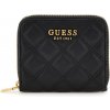 Dámska Peňaženka GUESS GIULLY SLG SMALL ZIP AROUND SWQA8748370-BLA – Čierna