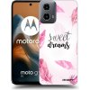 Picasee silikónový čierny obal pre Motorola Moto G34 5G - Sladké sny