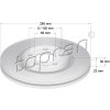 Brzdový kotúč TOPRAN - Hans Pries GmbH 103 071