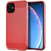 Mofi kryt s brúsenou textúrou pre iPhone 11 – červený - možnosť vrátiť tovar ZADARMO do 30tich dní