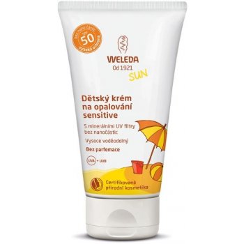 Weleda Sensitive detský krém na opaľovanie SPF50 50 ml