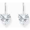 Thomas Sabo H2288-051-14 Silver dangle earrings with white cubic zirconia heart