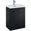 Elita Kido umývadlo so skrinkou 50.6 cm čierna RE020500117160