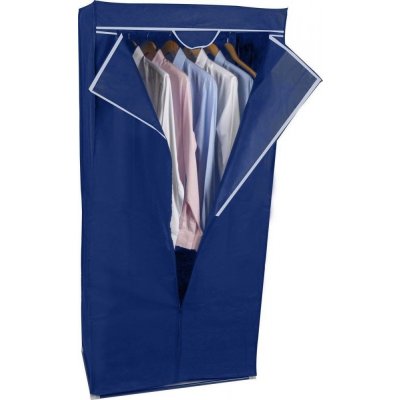 ALPINA Textilná šatníková skriňa 75x50x160cm tmavo modrá ED-208328