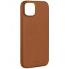 Kryt na mobil FIXED MagLeather s podporou MagSafe Apple iPhone 15 hnedé FIXLM-1200-BRW
