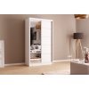 Marpol Šatníková skriňa so zrkadlom Dary 120 cm