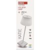 Z7630W LED stolová lampa KATIE, biela EMOS