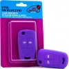 CARSAFETY Silikónový obal na kľúč EPKC42 PURPLE