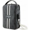Púzdro Guess PU 4G Printed Stripes Travel Universal Bag čierne