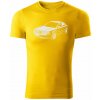 T-ričko Volkswagen Passat B5.5 pánske tričko Farba trička: Žltá, Farba potlače: Biela, Veľkosť: 3XL