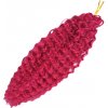 Brazilian brčky kučeravé Crochet Braids bordové Bug: 50cm 90g