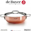 De Buyer Prima Matera Saucepot Copper/Steel 28cm curved induct.