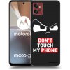 Picasee silikónový čierny obal pre Motorola Moto G32 - Cloudy Eye - Transparent