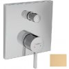 Hansgrohe Finoris - Batéria pod omietku, na 2 spotrebiče, kefovaný bronz 76415140
