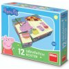 Dino kostky Peppa Pig 12 kostek