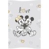 CEBA BABY Podložka prebaľovacia mäkká COSY (50x70) Disney Minnie & Mickey Grey