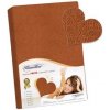 Bellatex froté plachta hnedá 90x200