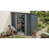 LANIT PLAST plechový domček LANITPLAST WANDHAUS 56 ANTRACIT LG4362