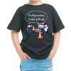 Fajntričko Kids Detské tričko - Keď vyrastiem, budem policajt, Farba čierna, Strih/ Variant UNISEX