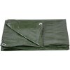 Plachta Tarpaulin Light 4x6 m, 65 g/m, zakrývacia, zelená, s okami