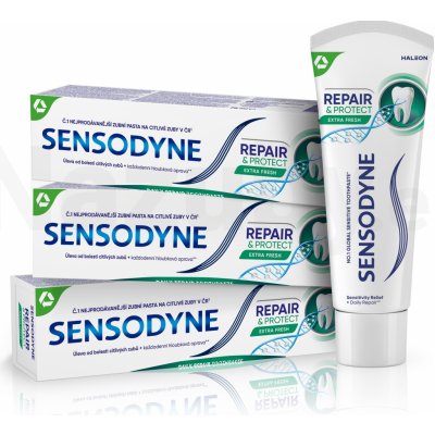 Sensodyne Repair & Protect Deep Repair Extra Fresh zubná pasta 3x75ml